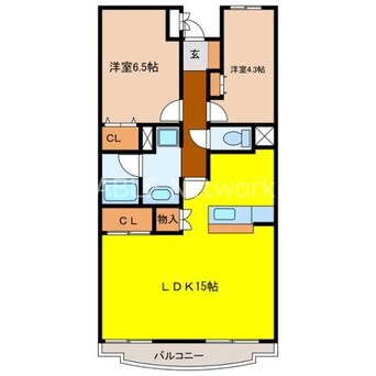 間取図 コンダクトレジデンス鳥栖