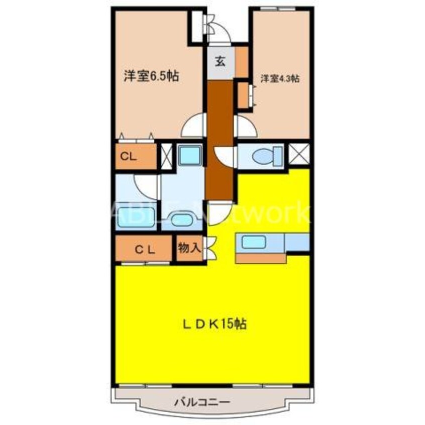 間取図 コンダクトレジデンス鳥栖