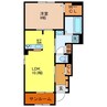 アルモニー壱番館 1LDKの間取り