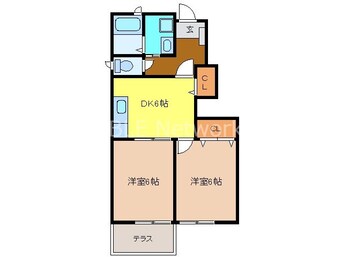 間取図 シーダーヒルズⅡ号館