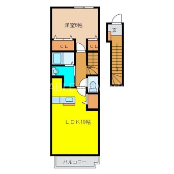 間取図 フェアリーヒルズ弐番館