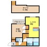 アルヴィータ基山Ⅰ 1LDKの間取り