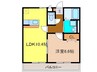 アンプルールクラージュTosu 1LDKの間取り