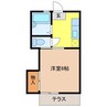 メゾン森永 1Kの間取り