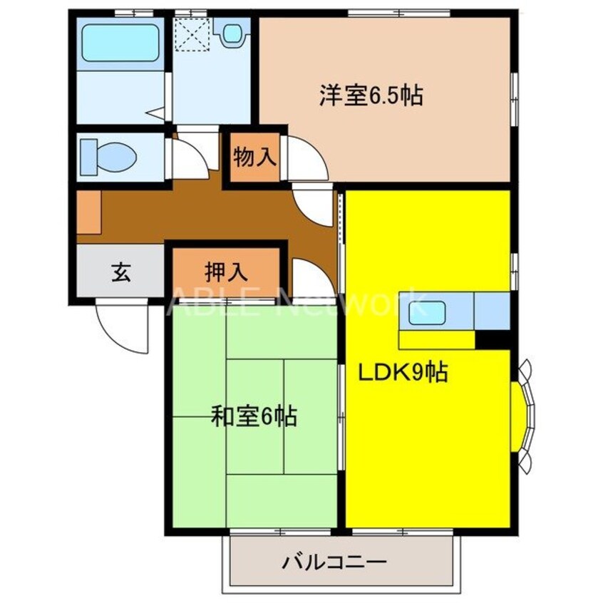 間取図 サンフレンズＢ棟