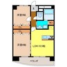 E.POPULARⅡ 2LDKの間取り