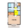 第2メゾンドールSUN 1Kの間取り