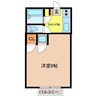 ピュア西新Ｂ 1DKの間取り