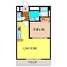 E.POPULARⅡ 1LDKの間取り