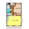 ピュアライズ 1LDKの間取り