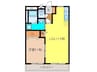 元町パークビル 1LDKの間取り