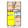 ステラコート宿 3LDKの間取り