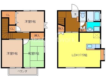 間取図 ヒルトピア Ｄ棟