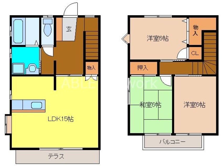 間取図 ベアーズタウン