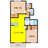 プロヌーブ萱方 2LDKの間取り