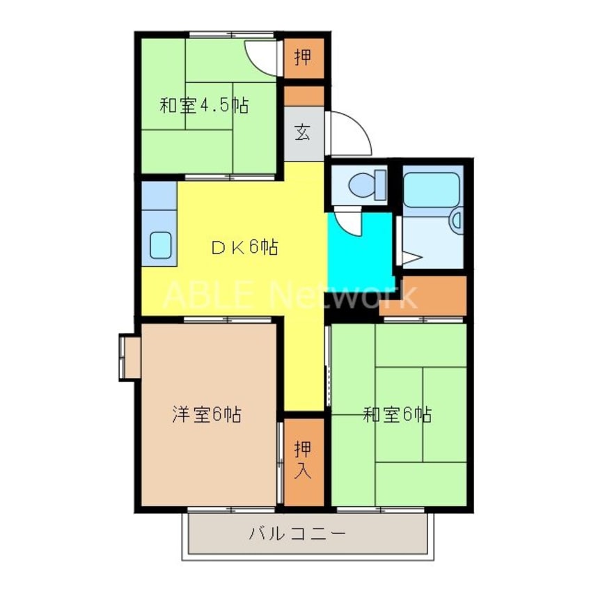 間取図 広重コーポ