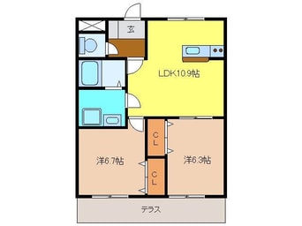 間取図 スマイルハイム