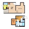CB鳥栖フィオーレ 1Kの間取り