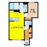 バローニ　A棟 1LDKの間取り