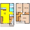 カシータ桜町 3LDKの間取り