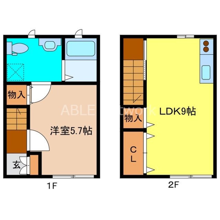 間取図 メゾン新鳥栖C