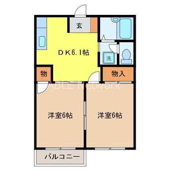 間取図 サングレイスこいで