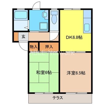 間取図 フォーレスゆさとS棟