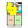 ブランシェけやき 2LDKの間取り