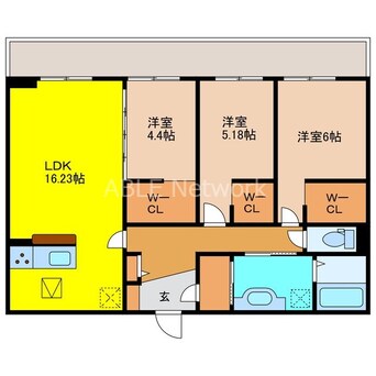 間取図 Ｓ・レーヴ