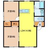アドバンテイジⅡ 2LDKの間取り