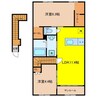 フローラリア原 2LDKの間取り