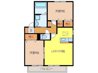 間取図 ベルデュールＳ