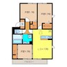 ウエストコート古賀Ⅱ 3LDKの間取り
