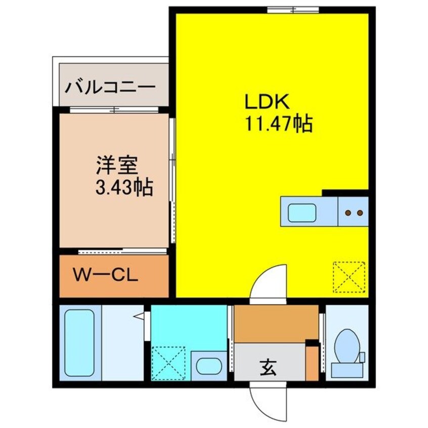 間取図 BRAVE BASE REOⅡ