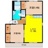 ルミエールＫ　Ａ棟 2LDKの間取り