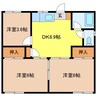シティライフ松原Ｃ棟 3DKの間取り