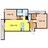 プラザ新鳥栖 2LDKの間取り