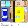 新築　鳥栖市原町アパート 1LDKの間取り