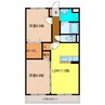 ユーミーサンフレンズ 2LDKの間取り