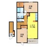 サンセールⅦ 2LDKの間取り