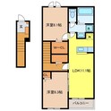スカイブルーBの間取図