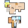 CB鳥栖フェリシア 1Kの間取り