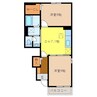 ラシーヌITO Ｂ 2DKの間取り