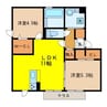 トロワーズ湘南Ⅸ 2LDKの間取り