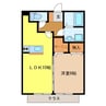 サンライズⅡ番館 1LDKの間取り
