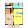 カサ ディ モカ 1LDKの間取り
