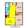 メゾンエクセルＡ 2LDKの間取り