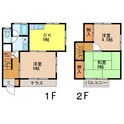 権藤テラスハウス　の間取図