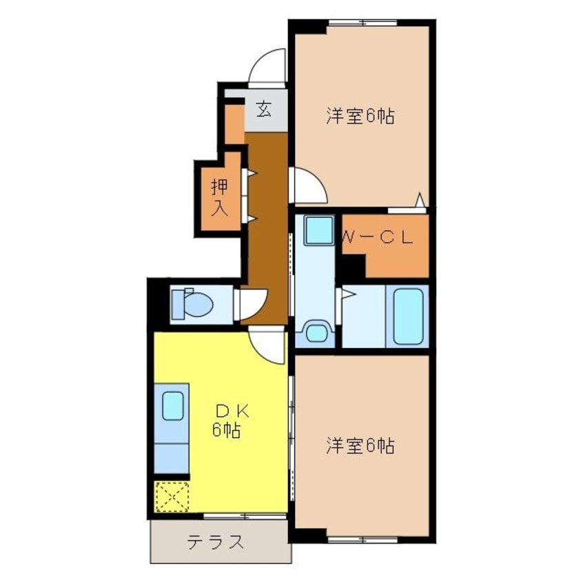 間取図 エルヴィスタ