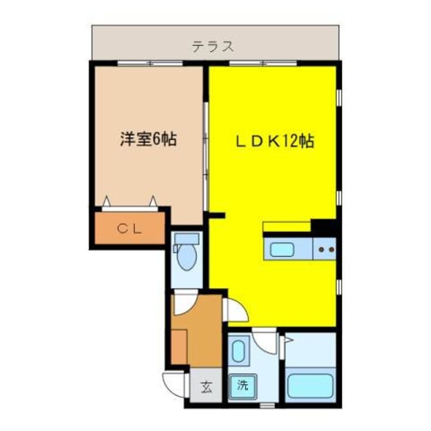 間取図 ベルリード壱番館